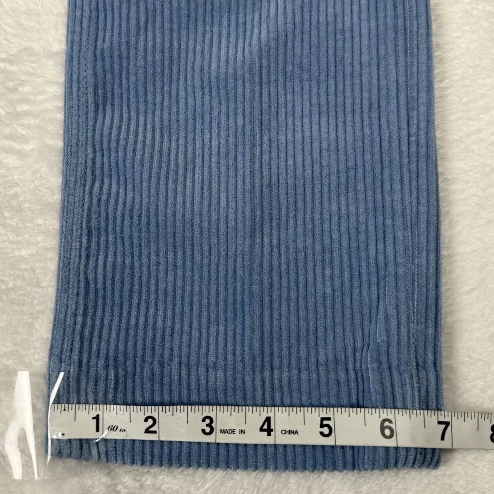 Rag & Bone Riviera High Waist Ankle Straight Corduroy Jeans Size 24 Baby blue - Picture 12 of 15
